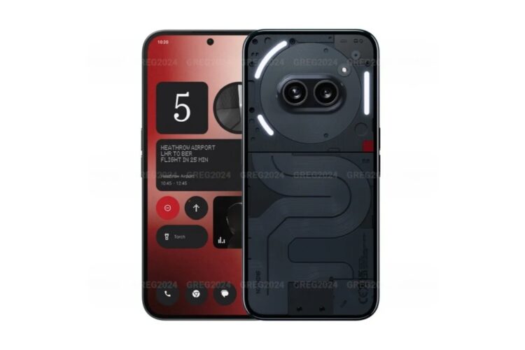 Nothing Phone (2a) leak black