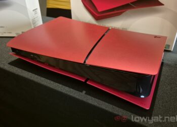 PS5 slim plates Volcanic Red