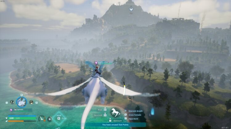 Palworld Quivern mount flying