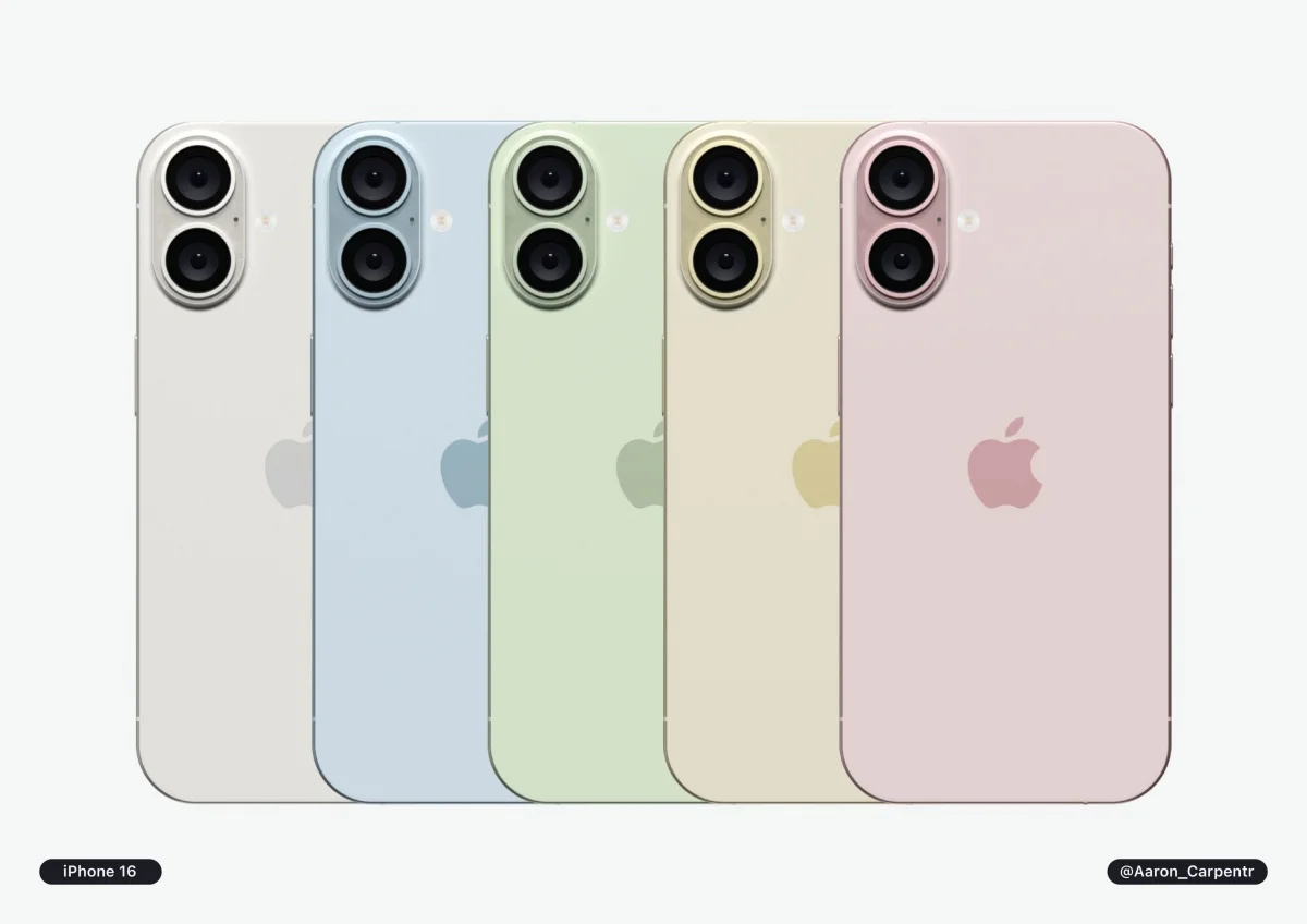 iPhone 16 design camera arrangement leak