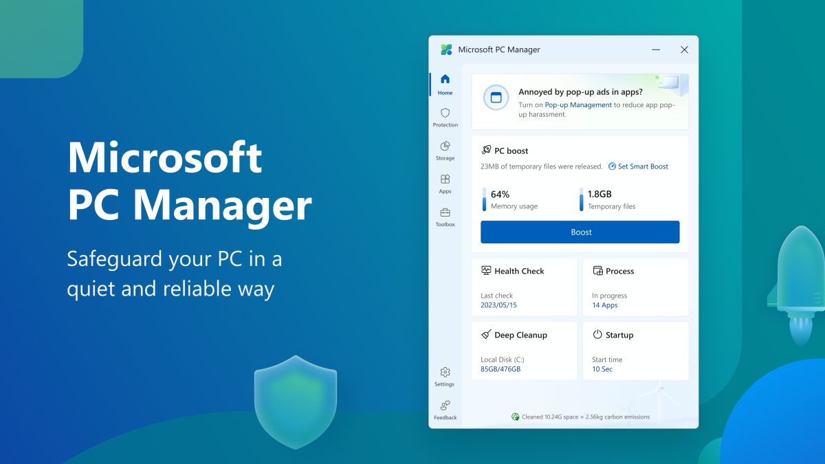 microsoft pc manager windows app