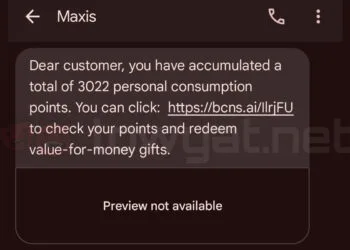 r00tk1t maxis phishing sms