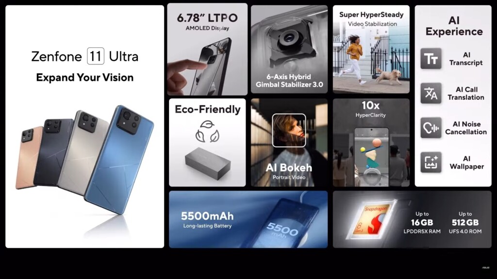 ASUS Zenfone 11 Ultra overview