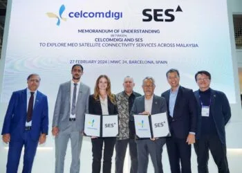 CelcomDigi MOU SES Satellite Connectivity Malaysia
