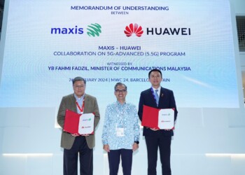 Maxis Huawei MOU 5G-Advanced MWC 2024