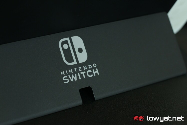 Nintendo Switch OLED. stand.