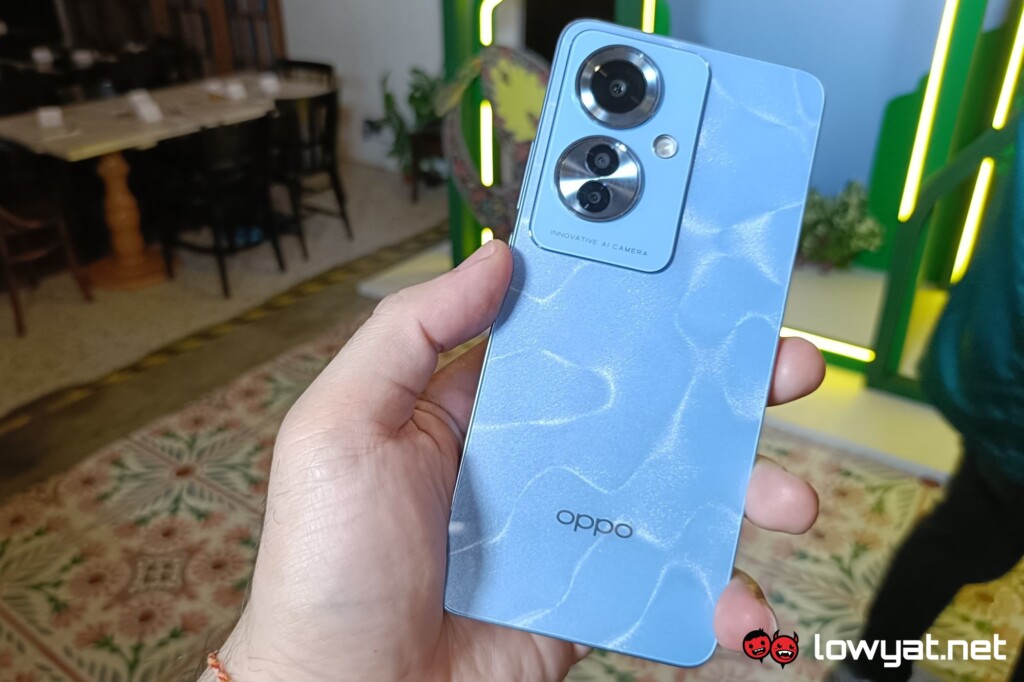 OPPO Reno11 F back recrop