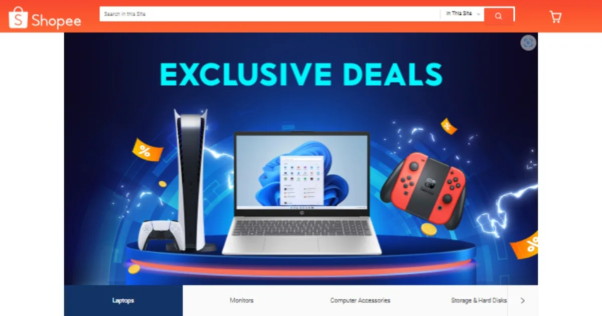 Shopee refurbished laptops