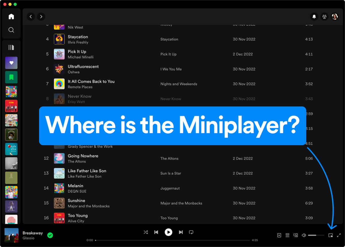 Spotify Miniplayer launch