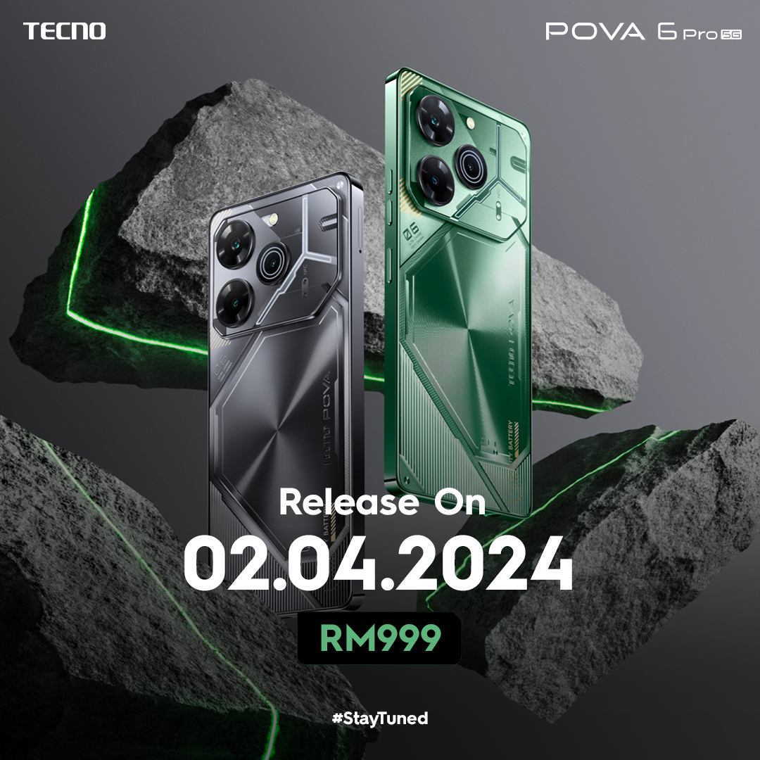 Tecno Pova 6 Pro launch malaysia