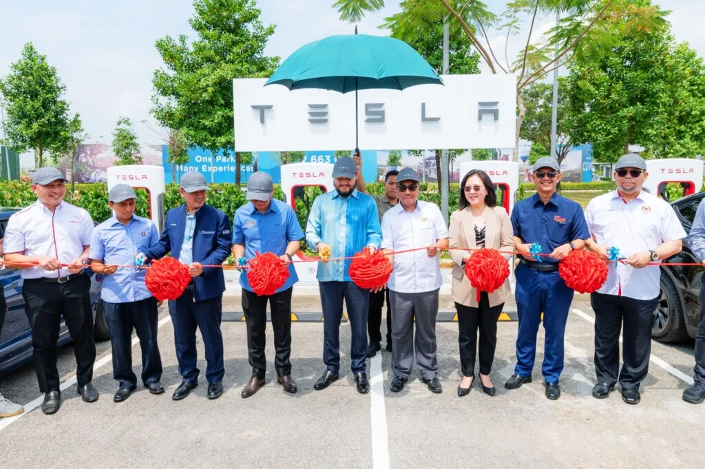 Tesla Supercharger Gamuda Cove launch