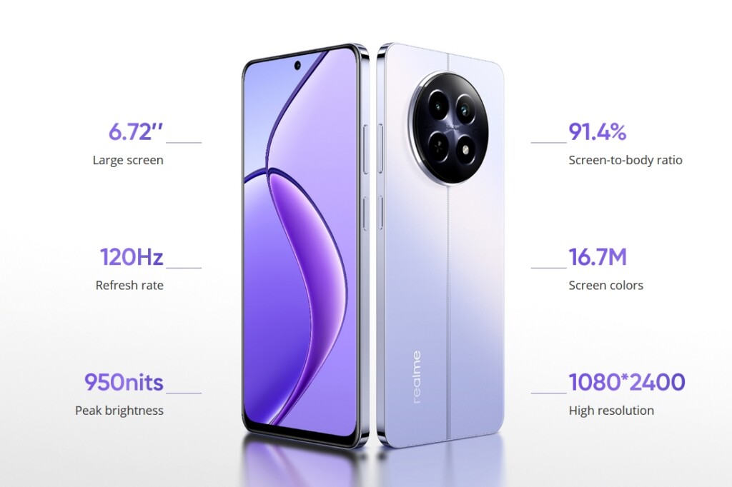 realme 12 screen specs