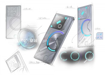Infinix GT 20 Pro design sketch