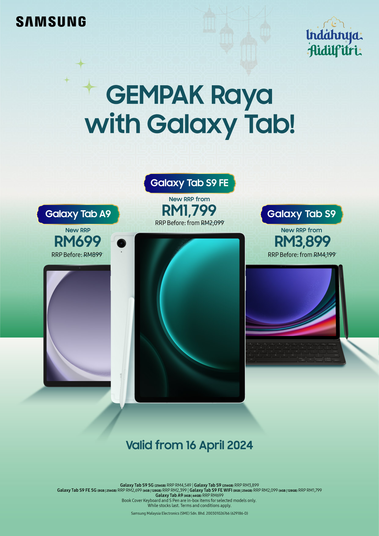 Samsung Galaxy Tab A9 repriced Malaysia