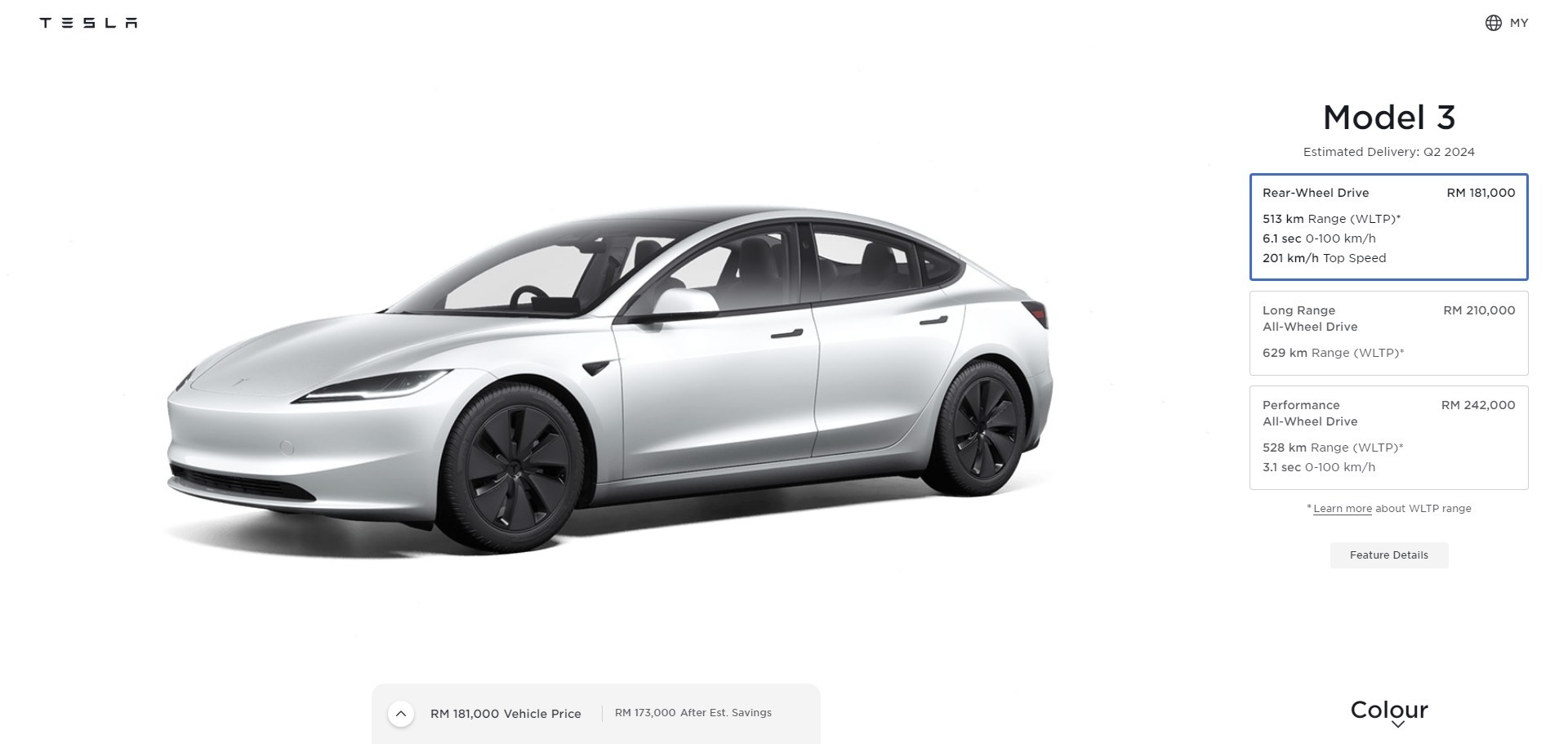 Tesla Model 3 Y price reductions Malaysia