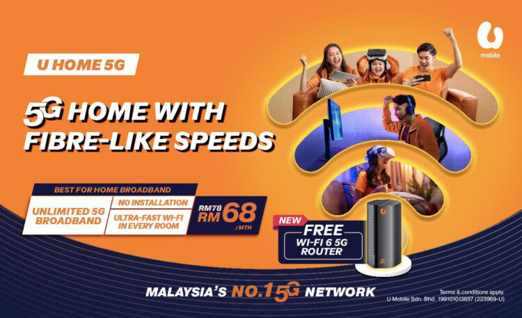 U Mobile Home 5G campaign