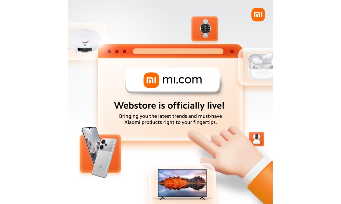 Xiaomi webstore announcement