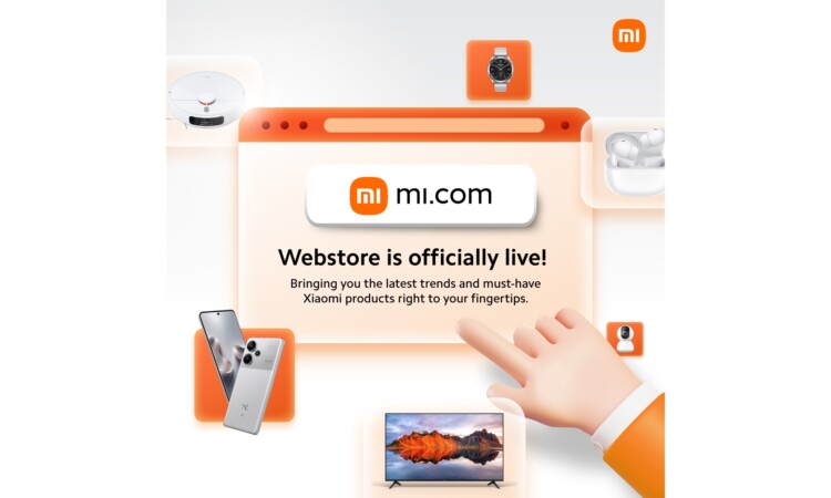 Xiaomi webstore announcement