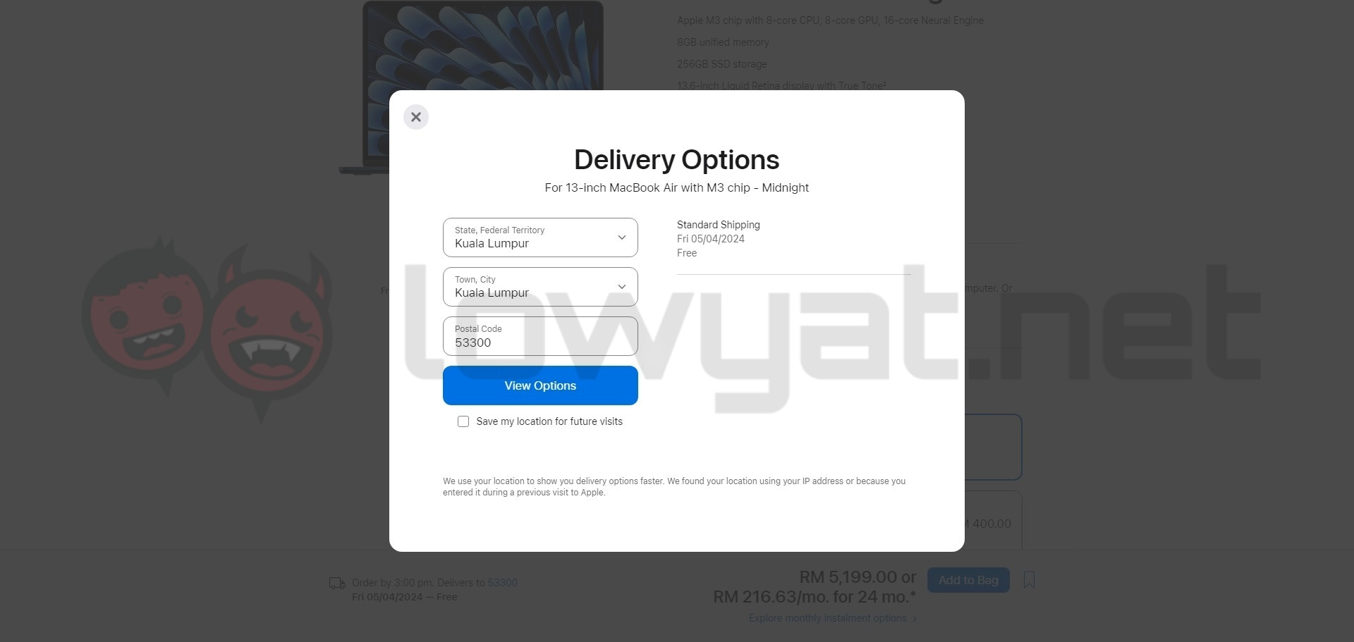 apple macbook air m3 malaysia_Apple MacBook Air M3 delivery dates malaysia