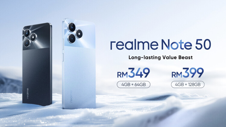 realme note 50 launch malaysia