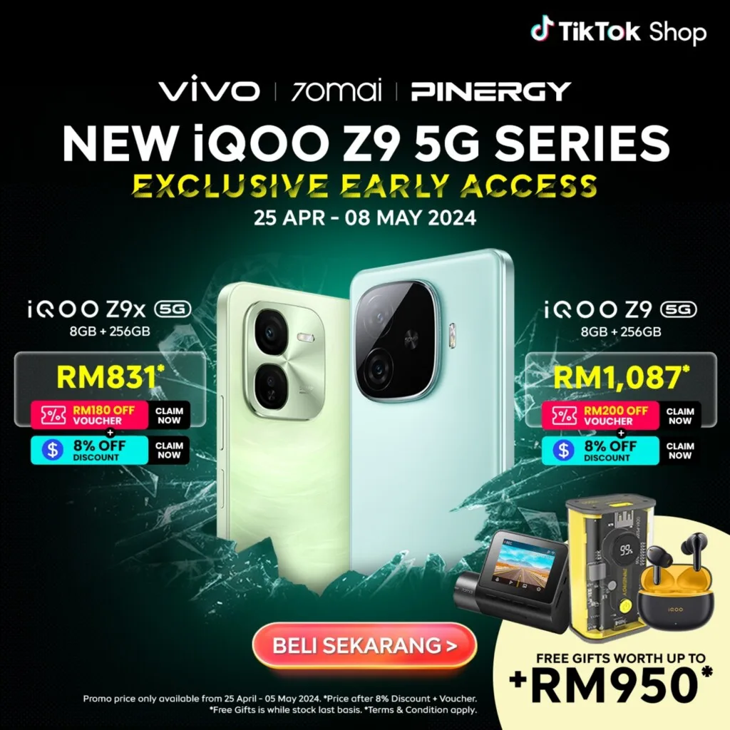 vivo iqoo z9 series pre-order Malaysia