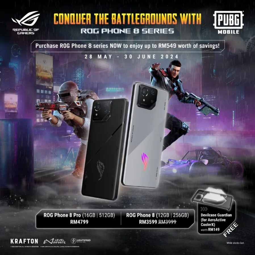 ASUS ROG Phone 8 PUBG Mobile collab