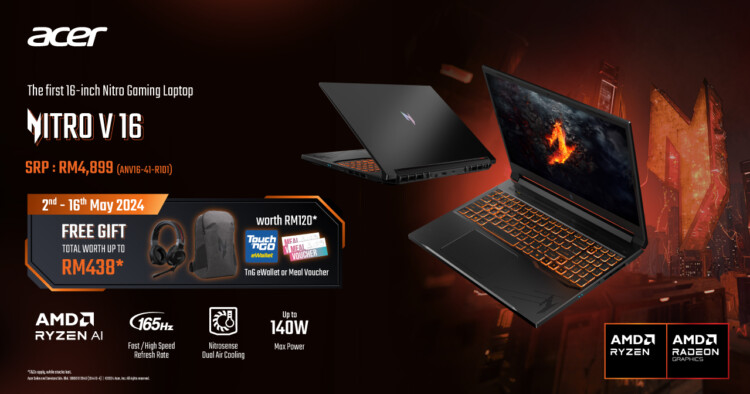 Acer Nitro V 16 promo