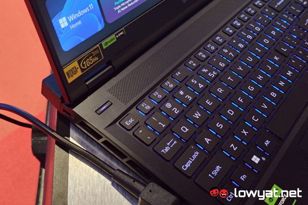 Predator Helios Neo 14 keyboard backlighting
