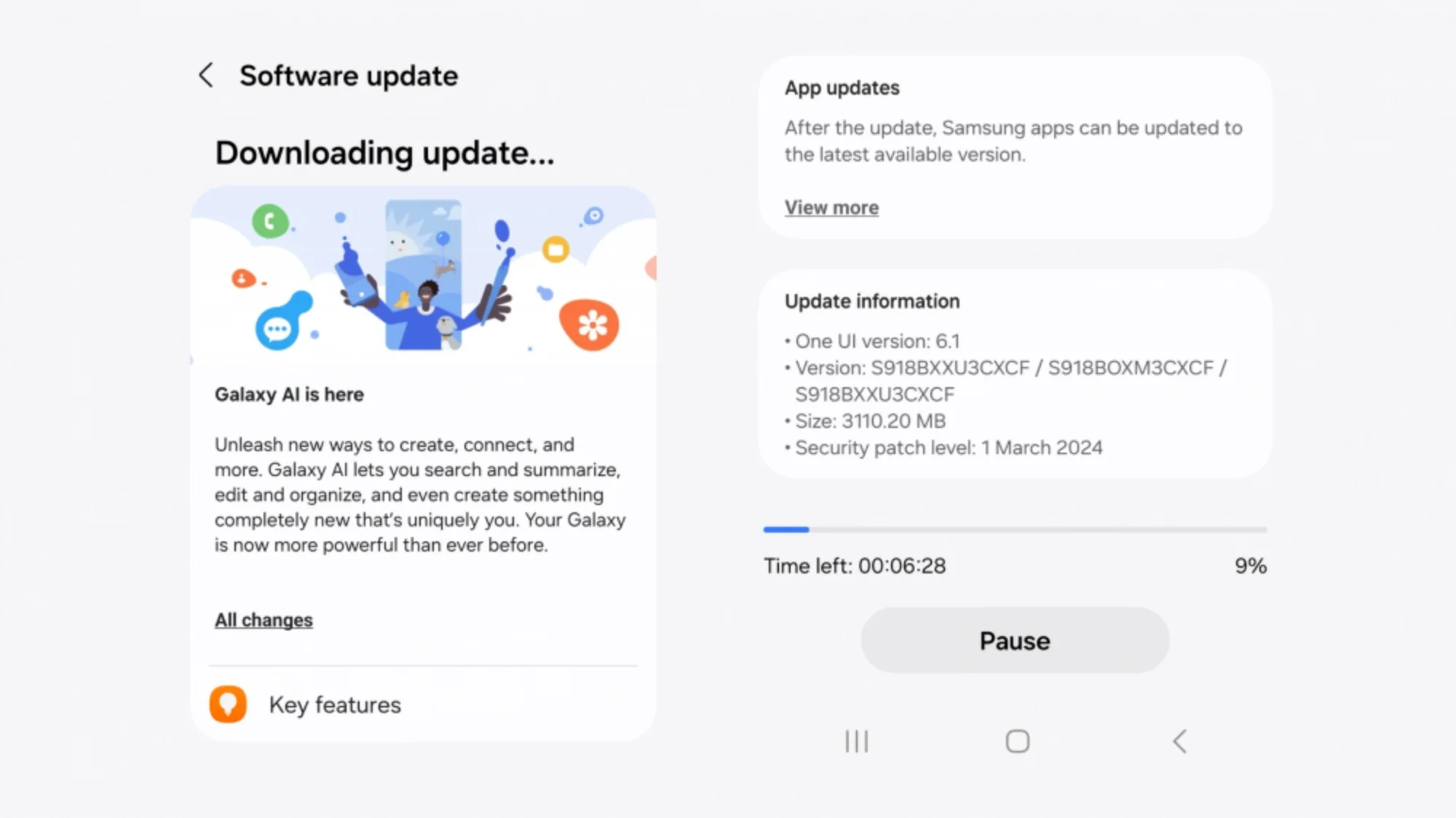 Samsung Galaxy AI now available on 2022 models