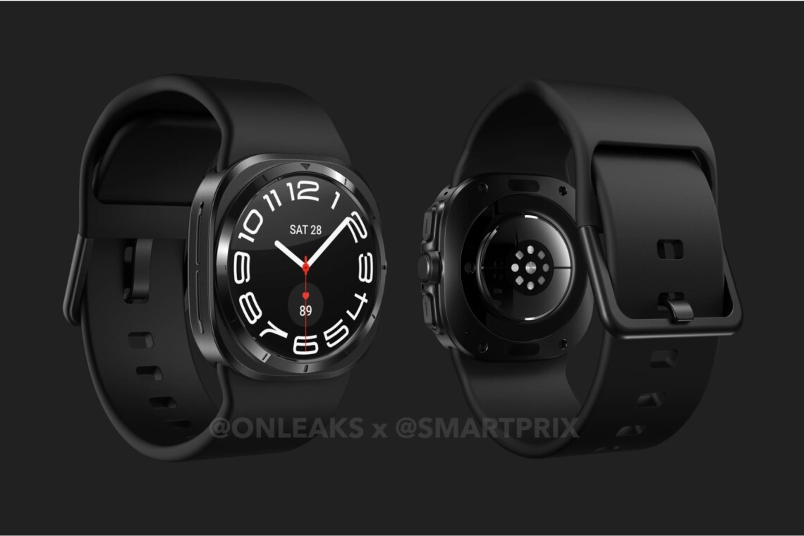Samsung Galaxy Watch7 Ultra render leak back