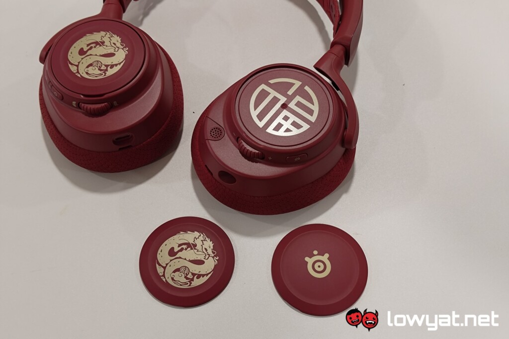 SteelSeries Arctis Nova 7 Dragon Edition magnetic plates