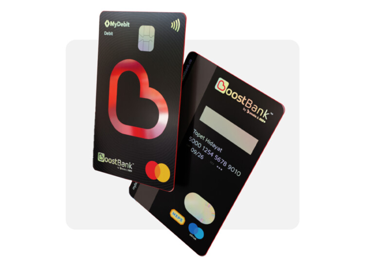 boost bank debit card