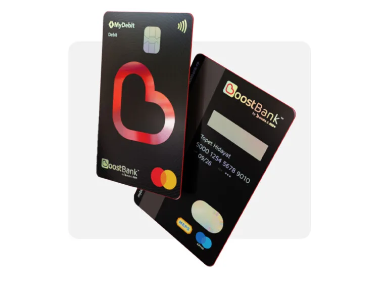 boost bank debit card