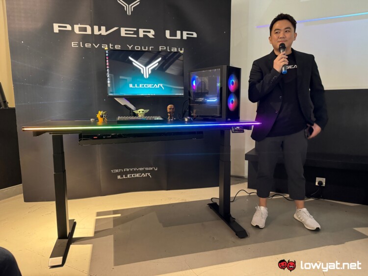 illegear orion gaming desk launch