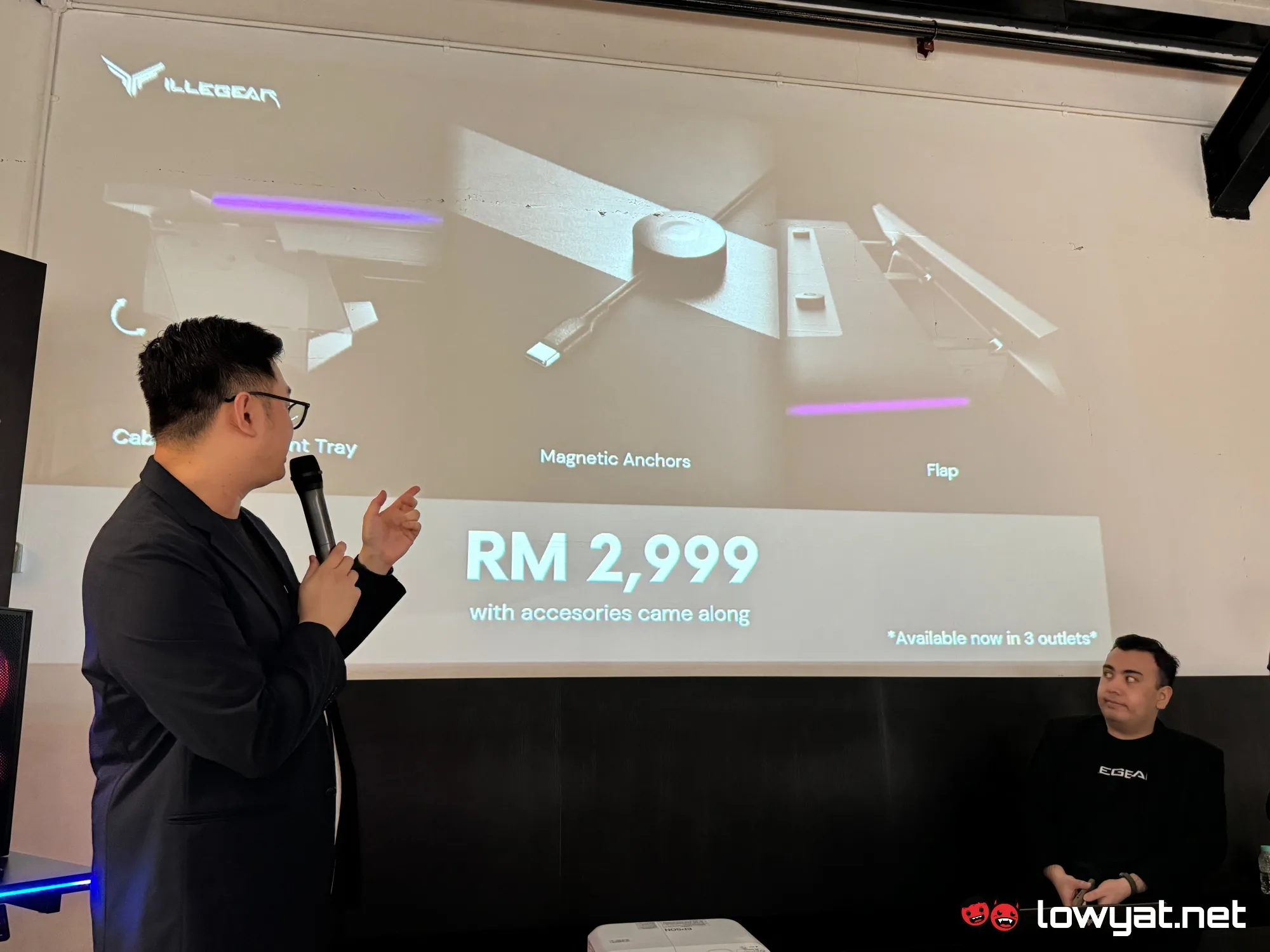 illegear orion gaming desk launch