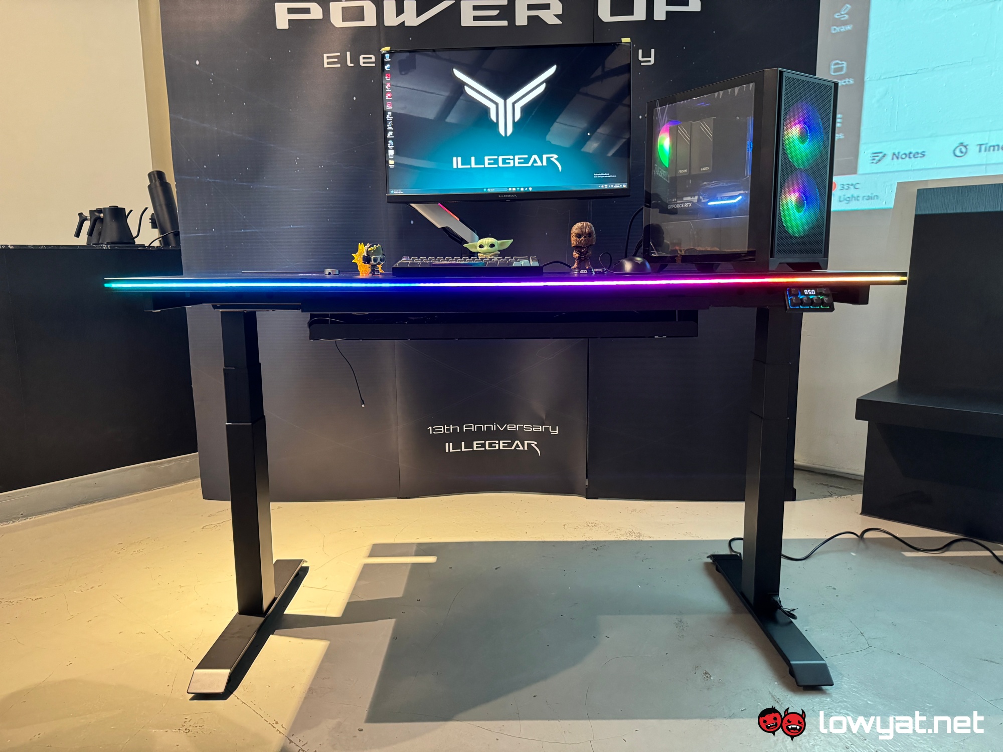 illegear orion gaming desk launch