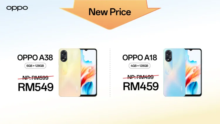 oppo a38 a18 price cut