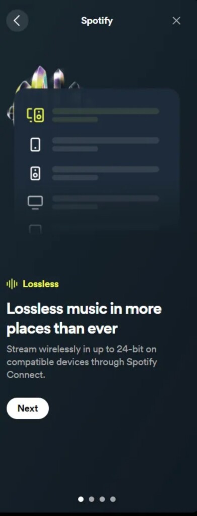 spotify_Spotify Lossless HiFi Supremium UI leak