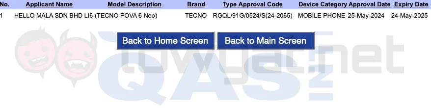 tecno pova 6 neo