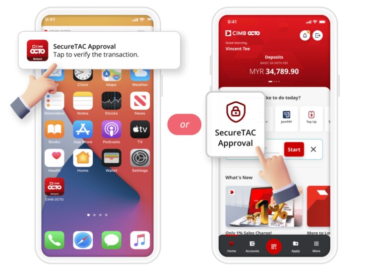 CIMB SecureTAC security update