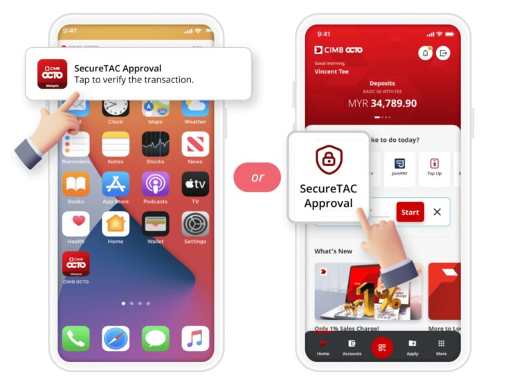 CIMB SecureTAC security update