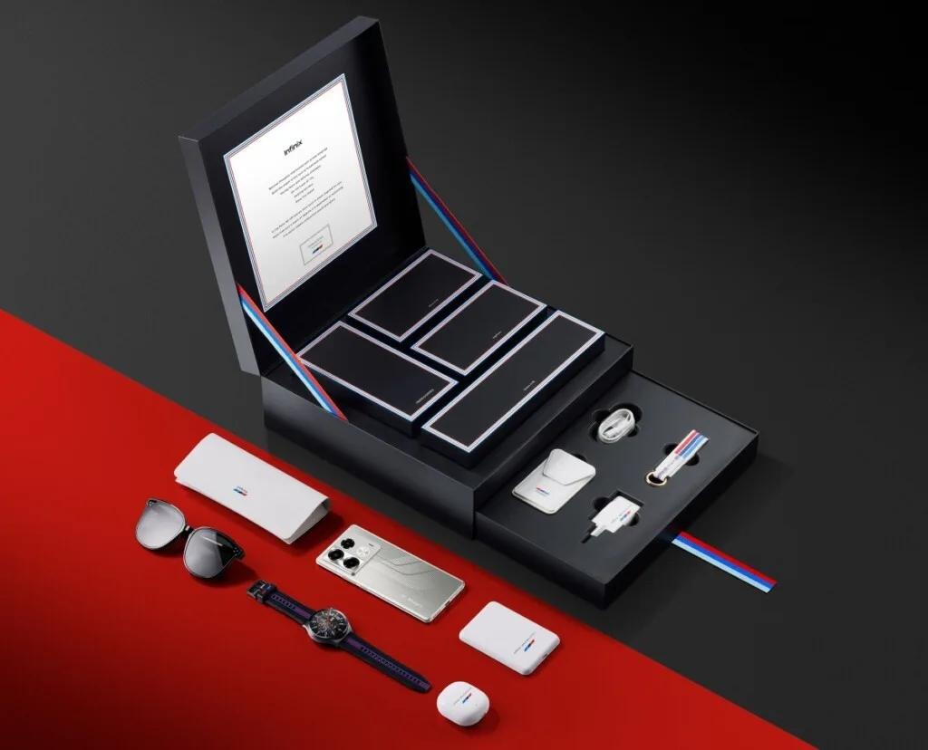 Infinix Note 40 Series 5G Racing Edition gift box