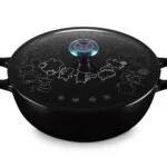 Le Creuset 22cm black marmite pot