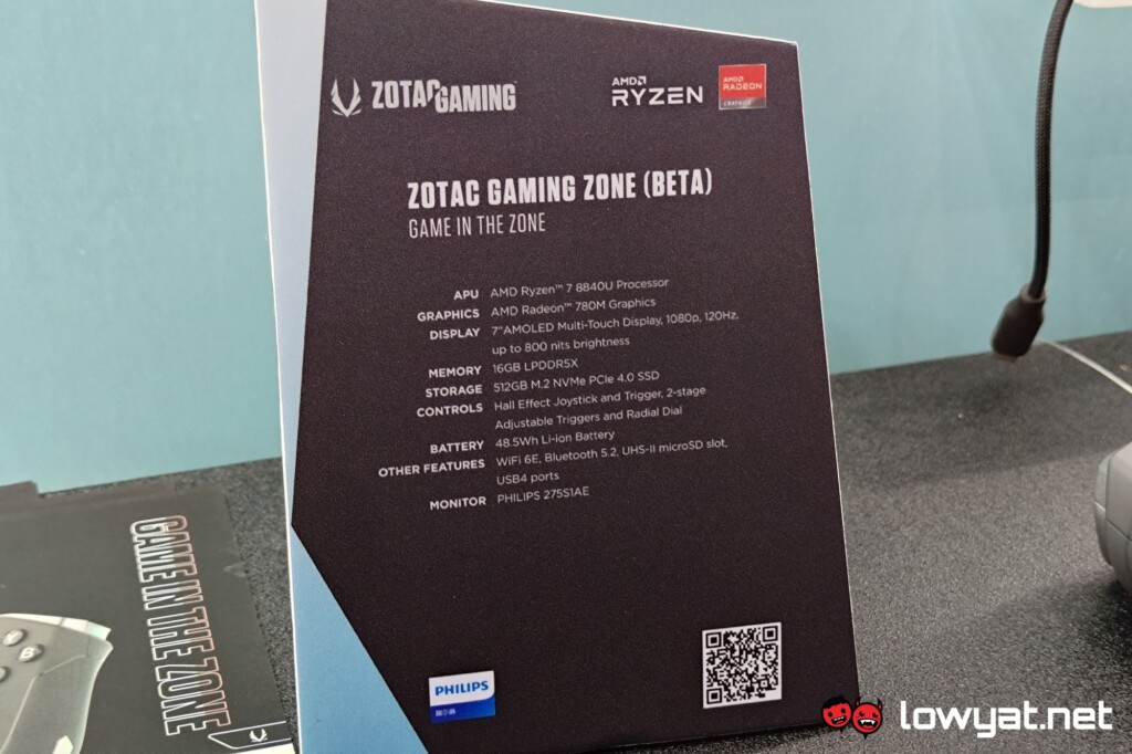 Zotac Gaming Zone specs