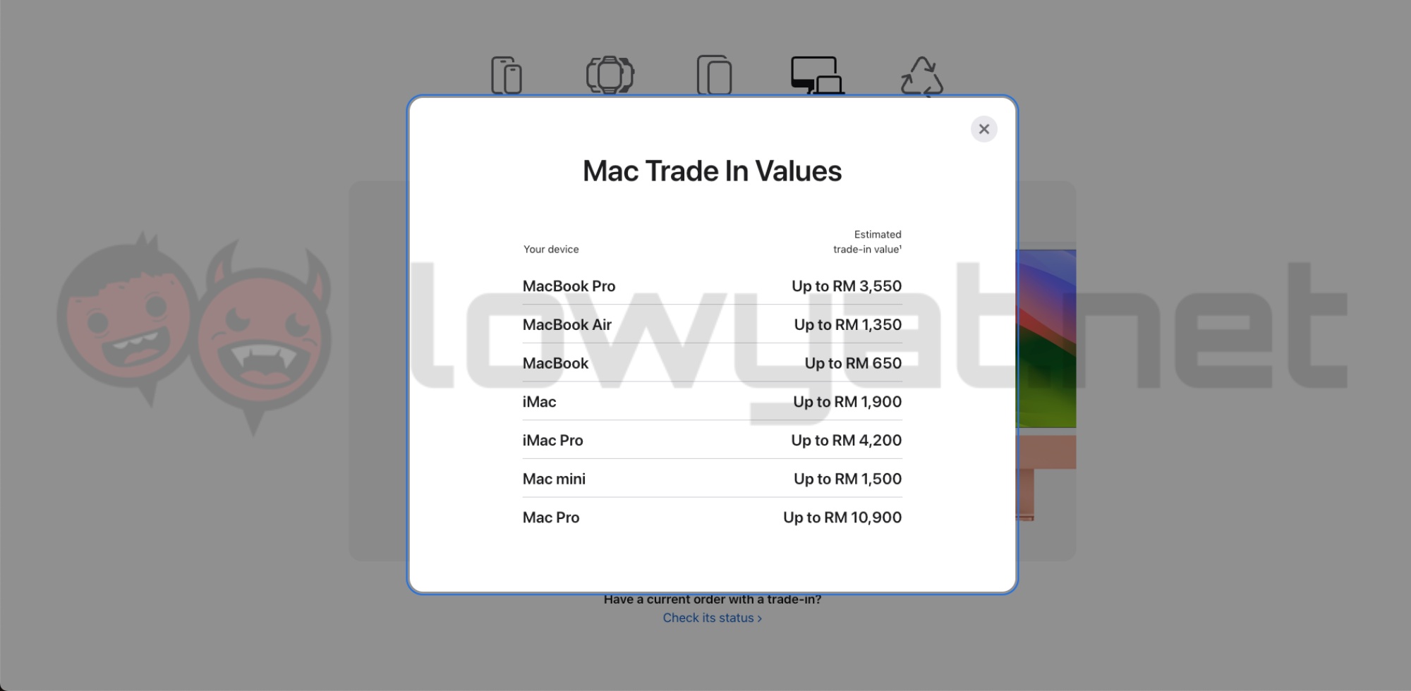apple store trade in 
