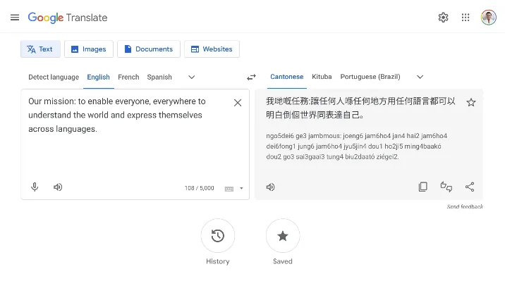 google translate 110 languages