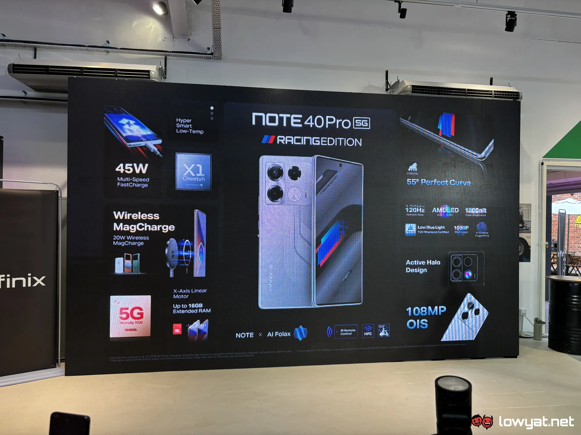 infinix note 40 5g pro racing edition
