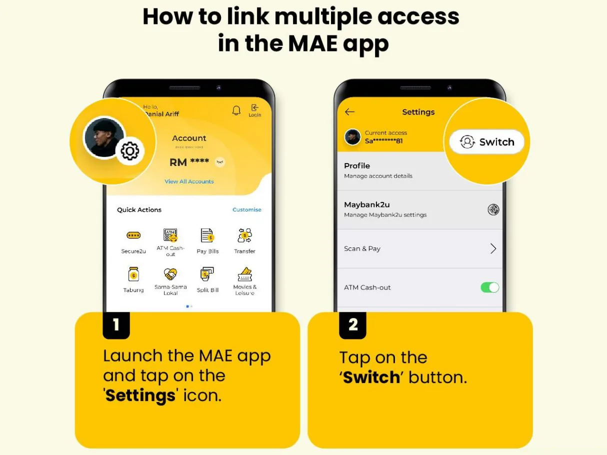 maybank mae multi-account