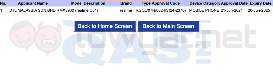realme C61