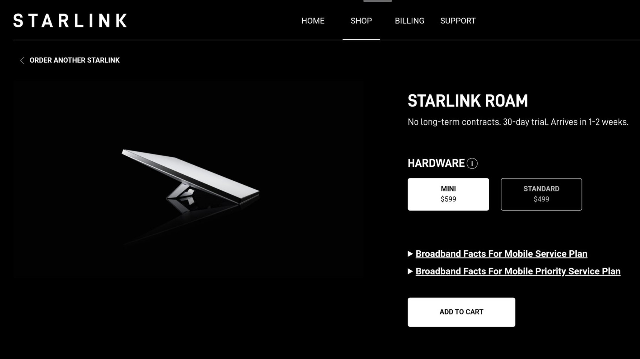 SpaceX Officially Launches Starlink Mini Satellite Dish With Mini Roam
